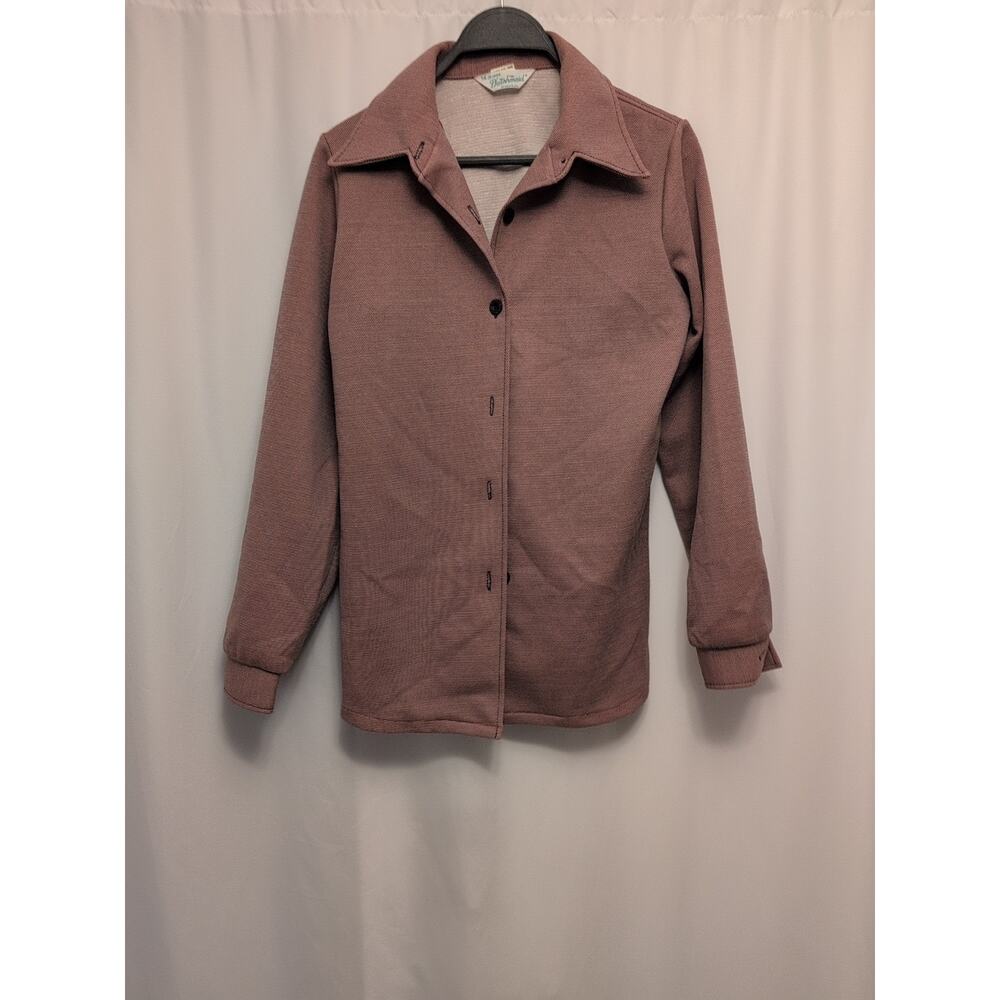 80s womens vtg 14 jr miss dutchmaid jacket reddish darker buttons Ehprata, PA !!